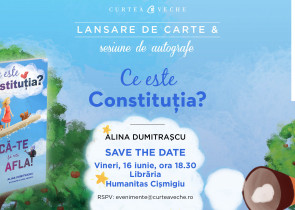 "Ce este Constitutia? Joaca-te si vei afla!" de Alina Dumitrascu  se lanseaza pe 16 iunie 