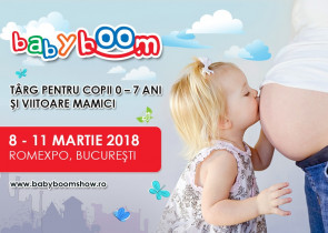 Produse unice la nivel mondial prezentate in premiera la un targ pentru copii. Baby Boom Show, 8 – 11 martie 2018, ROMEXPO