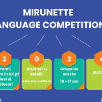 Ultimele zile de inscriere la Mirunette Language Competition!