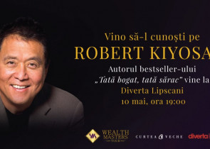 Robert Kiyosaki, parintele educatiei financiare moderne, se intalneste cu cititorii la Bucuresti