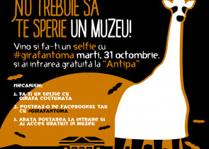 Girafantoma - Intrare libera la Muzeul Antipa de Halloween