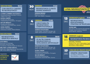 Prima editie - Luna Neurostiintei la Romanian Science Festival
