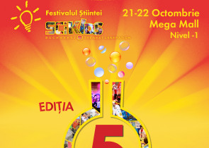 SCIKiDS Festivalul Stiintei, mega editia V In Mega Mall, luna octombrie 