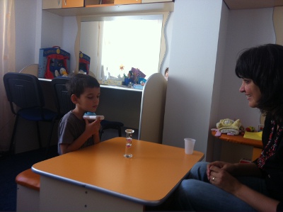 Cu copilul la logoped