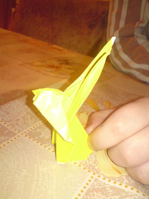 origami iepuras