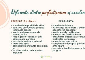Diferenta dintre perfectionism si excelenta