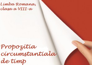 Propozitia circumstantiala de timp