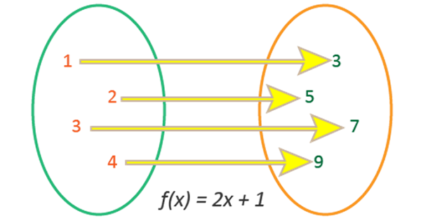 Functia de gradul I definita pe multimi finite