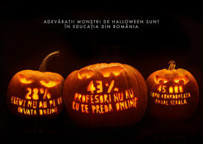 De Halloween, Salvati Copiii sperie Romania  cu cifre despre educatie, nu cu monstri