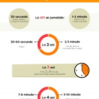 (Infografic) Cat timp isi poate concentra copilul atentia in functie de varsta