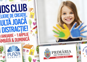 Kids Club continua la Plaza Romania si in luna februarie 
