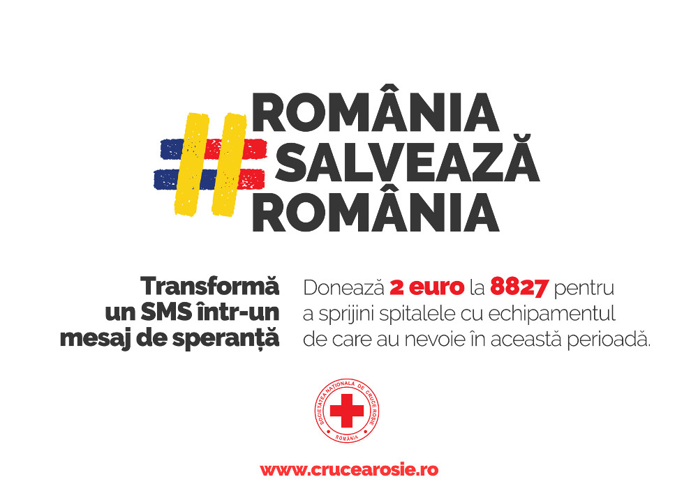 Crucea rosie campania Romania salveaza Romania