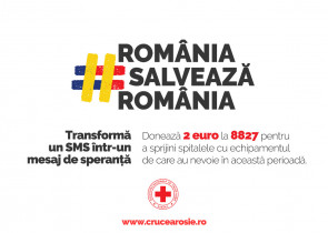 Crucea Rosie Romane lanseaza campania nationala de strangere de fonduri “Romania salveaza Romania”