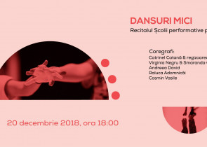 Elevii Scolii Performative pregatesc o premiera pentru dansul contemporan din Romania – recitalul „Dansuri Mici” din 20 Decembrie