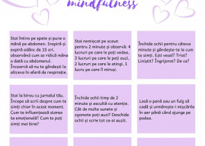 Exercitii de mindfulness pentru copii