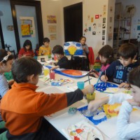 Portrete de copii si canute colorate Ateliere de creatie pentru copii de 5-13 ani
