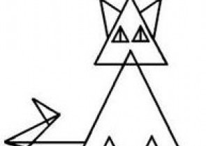 Pisica din triunghiuri