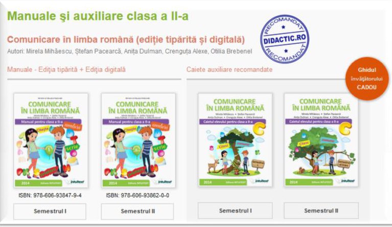 Manuale si caiete auxiliare INTUITEXT