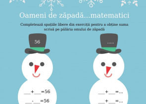 Oameni de zapada – joc de matematica