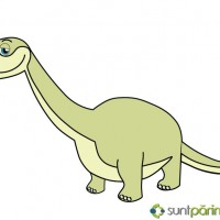 Cum se deseneaza un dinozaur