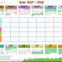 Orar scolar 2017-2018