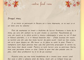 scrisoarea lui Einstein catre fiul lui