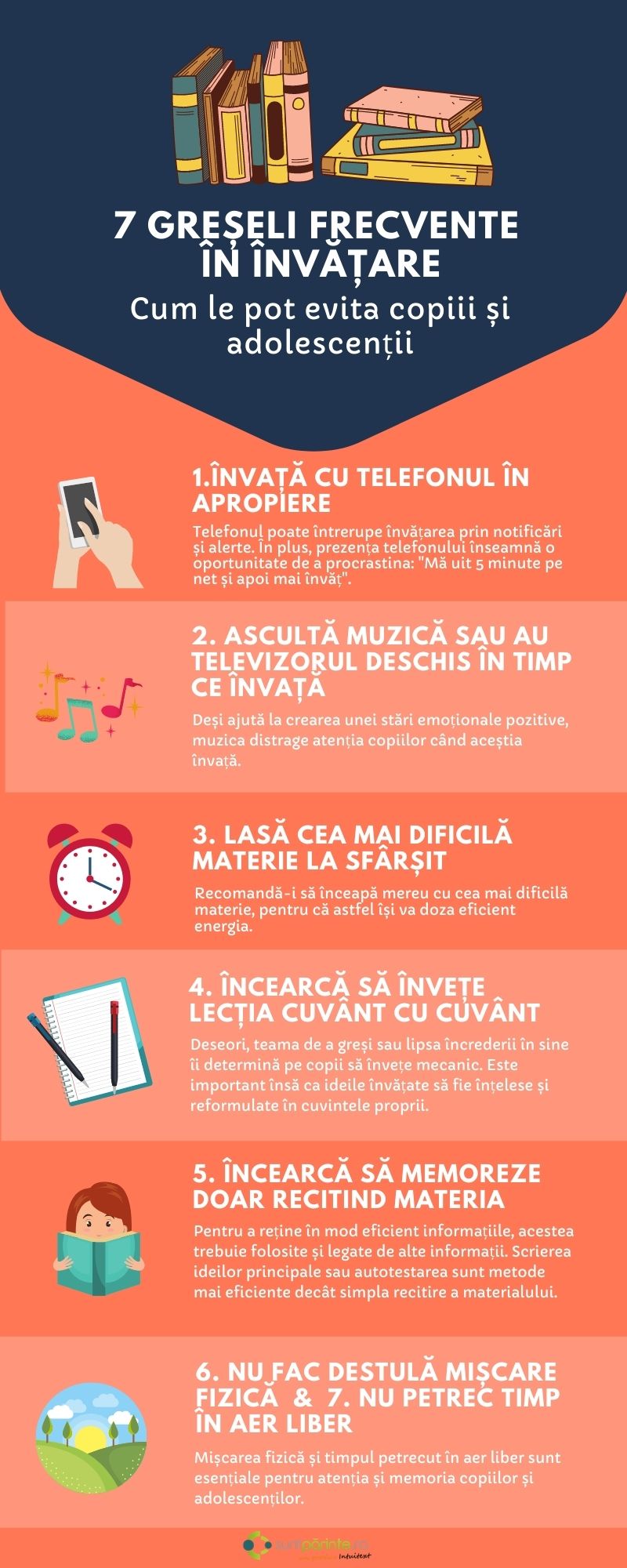 greseli frecvente in invatare