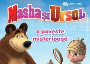 Indragitele personaje Masha si Ursul se intorc in Romania cu un nou spectacol in luna mai