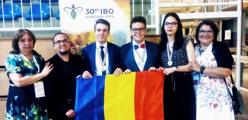 Elevii romani la Olimpiada Internationala de Biologie 2019