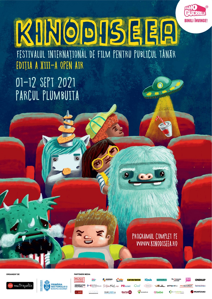KINOdiseea – Festivalul International de Film pentru Publicul Tanar (open air) aduce 7 filme si activitati pentru copii pana pe 12 septembrie