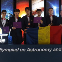 Cinci premii pentru olimpicii romani, la Olimpiada Internationala de Astronomie si Astrofizica (2017)